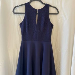 blue Francesca’s dress